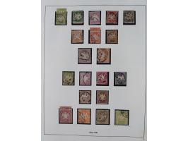 Baden bis Württemberg, interessante, meist ungebrauchte und gestempelte Sammlung inkl. einigen Doubletten mit einigen Briefen