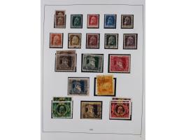 Baden bis Württemberg, interessante, meist ungebrauchte und gestempelte Sammlung inkl. einigen Doubletten mit einigen Briefen