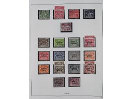 Baden bis Württemberg, interessante, meist ungebrauchte und gestempelte Sammlung inkl. einigen Doubletten mit einigen Briefen