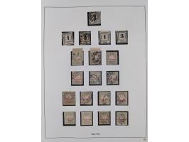 Baden bis Württemberg, interessante, meist ungebrauchte und gestempelte Sammlung inkl. einigen Doubletten mit einigen Briefen