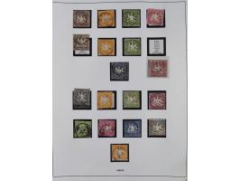 Baden bis Württemberg, interessante, meist ungebrauchte und gestempelte Sammlung inkl. einigen Doubletten mit einigen Briefen