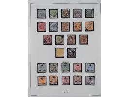 Baden bis Württemberg, interessante, meist ungebrauchte und gestempelte Sammlung inkl. einigen Doubletten mit einigen Briefen