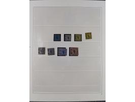 Baden bis Württemberg, interessante, meist ungebrauchte und gestempelte Sammlung inkl. einigen Doubletten mit einigen Briefen