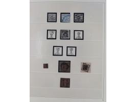 Baden bis Württemberg, interessante, meist ungebrauchte und gestempelte Sammlung inkl. einigen Doubletten mit einigen Briefen