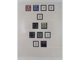 Baden bis Württemberg, interessante, meist ungebrauchte und gestempelte Sammlung inkl. einigen Doubletten mit einigen Briefen