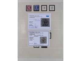 Baden bis Württemberg, interessante, meist ungebrauchte und gestempelte Sammlung inkl. einigen Doubletten mit einigen Briefen