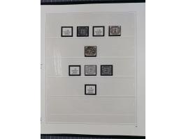 Baden bis Württemberg, interessante, meist ungebrauchte und gestempelte Sammlung inkl. einigen Doubletten mit einigen Briefen