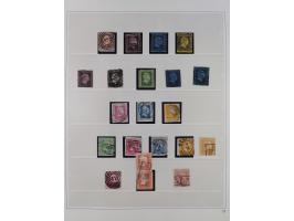 Baden bis Württemberg, interessante, meist ungebrauchte und gestempelte Sammlung inkl. einigen Doubletten mit einigen Briefen