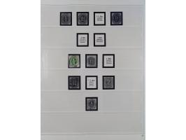 Baden bis Württemberg, interessante, meist ungebrauchte und gestempelte Sammlung inkl. einigen Doubletten mit einigen Briefen