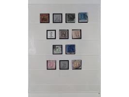 Baden bis Württemberg, interessante, meist ungebrauchte und gestempelte Sammlung inkl. einigen Doubletten mit einigen Briefen