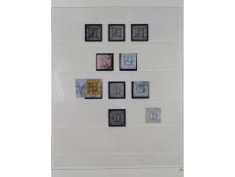 Baden bis Württemberg, interessante, meist ungebrauchte und gestempelte Sammlung inkl. einigen Doubletten mit einigen Briefen