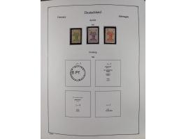 1945/59, meist postfrische und teils ungebrauchte/gestempelte Sammlung mit vielen meist kompletten Sätzen und Gebieten, ab Lo