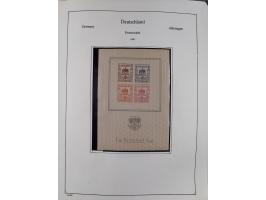 1945/59, meist postfrische und teils ungebrauchte/gestempelte Sammlung mit vielen meist kompletten Sätzen und Gebieten, ab Lo