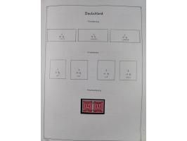 1945/59, meist postfrische und teils ungebrauchte/gestempelte Sammlung mit vielen meist kompletten Sätzen und Gebieten, ab Lo