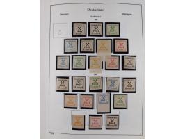 1945/59, meist postfrische und teils ungebrauchte/gestempelte Sammlung mit vielen meist kompletten Sätzen und Gebieten, ab Lo