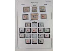 1945/59, meist postfrische und teils ungebrauchte/gestempelte Sammlung mit vielen meist kompletten Sätzen und Gebieten, ab Lo