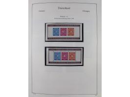 1945/59, meist postfrische und teils ungebrauchte/gestempelte Sammlung mit vielen meist kompletten Sätzen und Gebieten, ab Lo