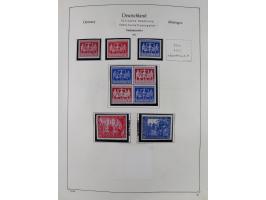 1945/59, meist postfrische und teils ungebrauchte/gestempelte Sammlung mit vielen meist kompletten Sätzen und Gebieten, ab Lo