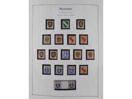 1945/59, meist postfrische und teils ungebrauchte/gestempelte Sammlung mit vielen meist kompletten Sätzen und Gebieten, ab Lo