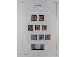 1945/59, meist postfrische und teils ungebrauchte/gestempelte Sammlung mit vielen meist kompletten Sätzen und Gebieten, ab Lo