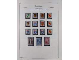 1945/59, meist postfrische und teils ungebrauchte/gestempelte Sammlung mit vielen meist kompletten Sätzen und Gebieten, ab Lo