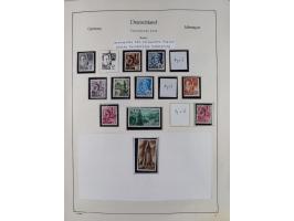 1945/59, meist postfrische und teils ungebrauchte/gestempelte Sammlung mit vielen meist kompletten Sätzen und Gebieten, ab Lo