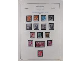 1945/59, meist postfrische und teils ungebrauchte/gestempelte Sammlung mit vielen meist kompletten Sätzen und Gebieten, ab Lo