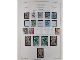 1945/59, meist postfrische und teils ungebrauchte/gestempelte Sammlung mit vielen meist kompletten Sätzen und Gebieten, ab Lo