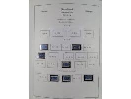 1945/59, meist postfrische und teils ungebrauchte/gestempelte Sammlung mit vielen meist kompletten Sätzen und Gebieten, ab Lo