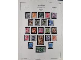 1945/59, meist postfrische und teils ungebrauchte/gestempelte Sammlung mit vielen meist kompletten Sätzen und Gebieten, ab Lo