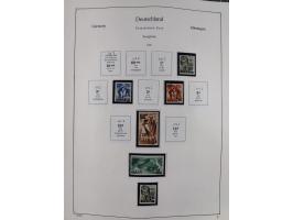 1945/59, meist postfrische und teils ungebrauchte/gestempelte Sammlung mit vielen meist kompletten Sätzen und Gebieten, ab Lo