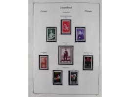 1945/59, meist postfrische und teils ungebrauchte/gestempelte Sammlung mit vielen meist kompletten Sätzen und Gebieten, ab Lo