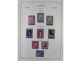 1945/59, meist postfrische und teils ungebrauchte/gestempelte Sammlung mit vielen meist kompletten Sätzen und Gebieten, ab Lo