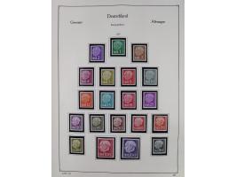 1945/59, meist postfrische und teils ungebrauchte/gestempelte Sammlung mit vielen meist kompletten Sätzen und Gebieten, ab Lo