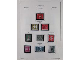 1945/59, meist postfrische und teils ungebrauchte/gestempelte Sammlung mit vielen meist kompletten Sätzen und Gebieten, ab Lo