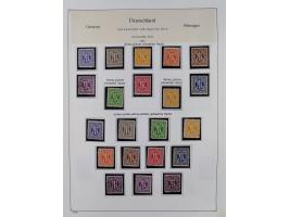 1945/59, meist postfrische und teils ungebrauchte/gestempelte Sammlung mit vielen meist kompletten Sätzen und Gebieten, ab Lo