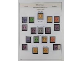 1945/59, meist postfrische und teils ungebrauchte/gestempelte Sammlung mit vielen meist kompletten Sätzen und Gebieten, ab Lo