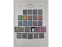 1945/59, meist postfrische und teils ungebrauchte/gestempelte Sammlung mit vielen meist kompletten Sätzen und Gebieten, ab Lo