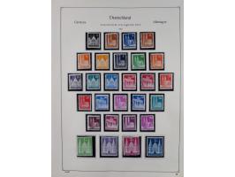 1945/59, meist postfrische und teils ungebrauchte/gestempelte Sammlung mit vielen meist kompletten Sätzen und Gebieten, ab Lo