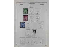 1945/59, meist postfrische und teils ungebrauchte/gestempelte Sammlung mit vielen meist kompletten Sätzen und Gebieten, ab Lo