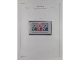 1945/59, meist postfrische und teils ungebrauchte/gestempelte Sammlung mit vielen meist kompletten Sätzen und Gebieten, ab Lo