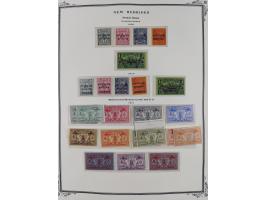 1908/79, Collection on Scott album leaves, starting no.1-5, many complete sets including Yv.100-123, later issues including p