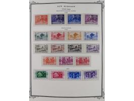 1908/79, Collection on Scott album leaves, starting no.1-5, many complete sets including Yv.100-123, later issues including p