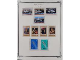 1908/79, Collection on Scott album leaves, starting no.1-5, many complete sets including Yv.100-123, later issues including p