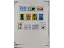 1908/79, Collection on Scott album leaves, starting no.1-5, many complete sets including Yv.100-123, later issues including p