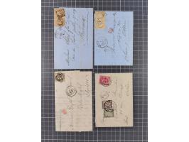 1824/1963 (ca.), group of stamps and covers, incl. Postage Dues, strength before the 1930s, noted Mi.-Nr. P6a used (signed Sc