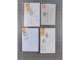 1824/1963 (ca.), group of stamps and covers, incl. Postage Dues, strength before the 1930s, noted Mi.-Nr. P6a used (signed Sc