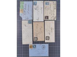 1824/1963 (ca.), group of stamps and covers, incl. Postage Dues, strength before the 1930s, noted Mi.-Nr. P6a used (signed Sc