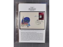 1927/92, AUTOGRAPHEN: Sammlung mit über 70 thematischen Briefen/Karten und Blocks mit insgesamt ca. 130 Unterschriften von Ko