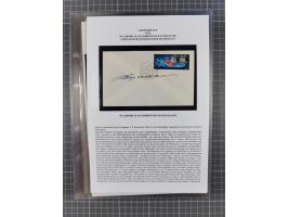 1927/92, AUTOGRAPHEN: Sammlung mit über 70 thematischen Briefen/Karten und Blocks mit insgesamt ca. 130 Unterschriften von Ko